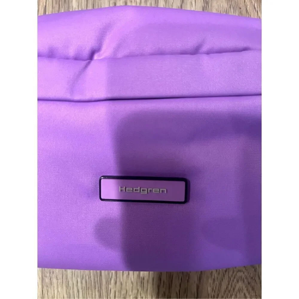 Hedgren Belt Bag Cross Over Body Pouch Halo Violet Berry (purple) Waist Pack NWT - Picture 4 of 10